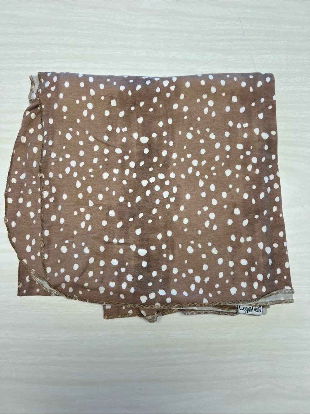 Copper Pearl Swaddle blanket